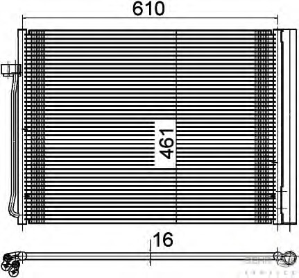 Condensator, climatizare 8FC 351 309-711 BEHR HELLA SERVICE - Radiator clima Condensator, climatizare 8FC 351 309-711 BEHR HELLA SERVICE - Radiator clima