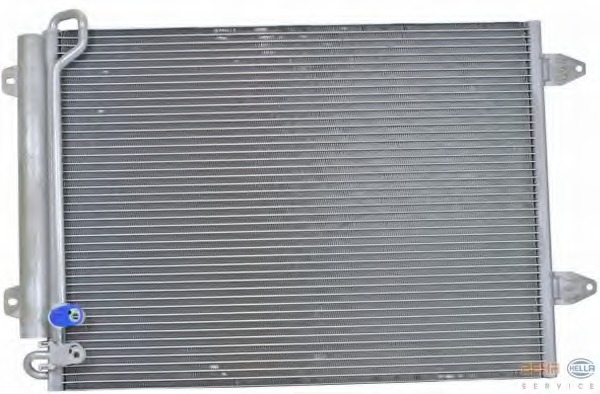 Condensator, climatizare 8FC 351 317-544 BEHR HELLA SERVICE - Radiator clima