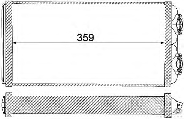 Schimbator caldura, incalzire habitaclu 8FH 351 000-031 BEHR HELLA SERVICE - Schimbator caldura Schimbator caldura, incalzire habitaclu 8FH 351 000-031 BEHR HELLA SERVICE - Schimbator caldura