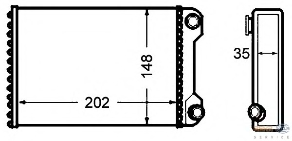 Schimbator caldura, incalzire habitaclu 8FH 351 308-241 BEHR HELLA SERVICE - Schimbator caldura Schimbator caldura, incalzire habitaclu 8FH 351 308-241 BEHR HELLA SERVICE - Schimbator caldura
