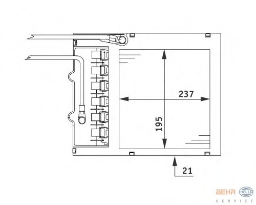 Schimbator caldura, incalzire habitaclu 8FH 351 311-151 BEHR HELLA SERVICE - Schimbator caldura Schimbator caldura, incalzire habitaclu 8FH 351 311-151 BEHR HELLA SERVICE - Schimbator caldura
