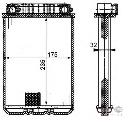 Schimbator caldura, incalzire habitaclu 8FH 351 311-181 BEHR HELLA SERVICE - Schimbator caldura Schimbator caldura, incalzire habitaclu 8FH 351 311-181 BEHR HELLA SERVICE - Schimbator caldura