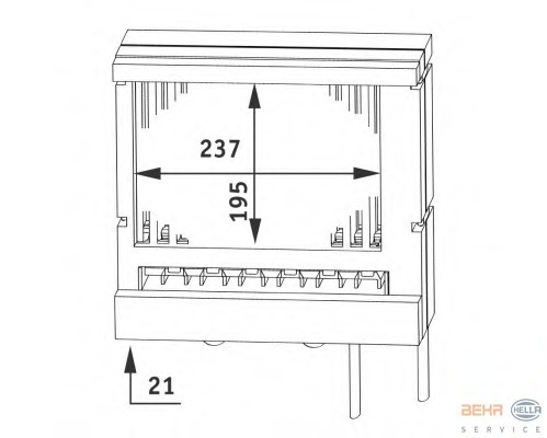 Schimbator caldura, incalzire habitaclu 8FH 351 311-241 BEHR HELLA SERVICE - Schimbator caldura Schimbator caldura, incalzire habitaclu 8FH 351 311-241 BEHR HELLA SERVICE - Schimbator caldura