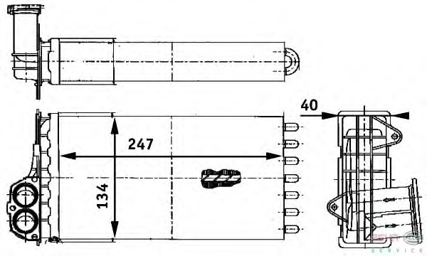 Schimbator caldura, incalzire habitaclu 8FH 351 311-341 BEHR HELLA SERVICE - Radiator incalzire interior Schimbator caldura, incalzire habitaclu 8FH 351 311-341 BEHR HELLA SERVICE - Radiator incalzire interior