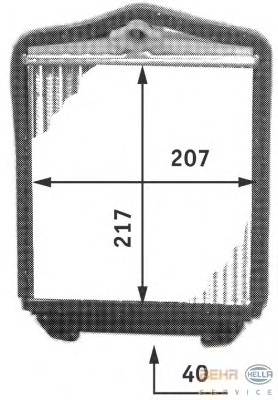 Schimbator caldura, incalzire habitaclu 8FH 351 311-691 BEHR HELLA SERVICE - Schimbator caldura Schimbator caldura, incalzire habitaclu 8FH 351 311-691 BEHR HELLA SERVICE - Schimbator caldura
