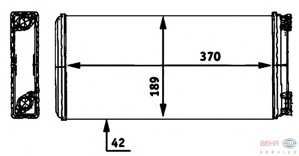 Schimbator caldura, incalzire habitaclu 8FH 351 312-361 BEHR HELLA SERVICE - Schimbator caldura Schimbator caldura, incalzire habitaclu 8FH 351 312-361 BEHR HELLA SERVICE - Schimbator caldura