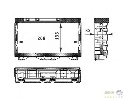 Schimbator caldura, incalzire habitaclu 8FH 351 312-751 BEHR HELLA SERVICE - Radiator incalzire interior Schimbator caldura, incalzire habitaclu 8FH 351 312-751 BEHR HELLA SERVICE - Radiator incalzire interior
