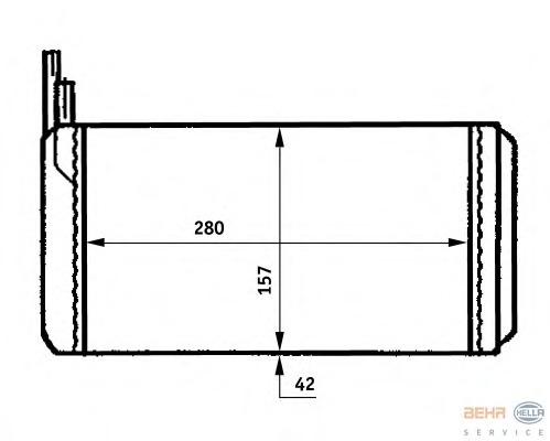 Schimbator caldura, incalzire habitaclu 8FH 351 313-361 BEHR HELLA SERVICE - Schimbator caldura Schimbator caldura, incalzire habitaclu 8FH 351 313-361 BEHR HELLA SERVICE - Schimbator caldura