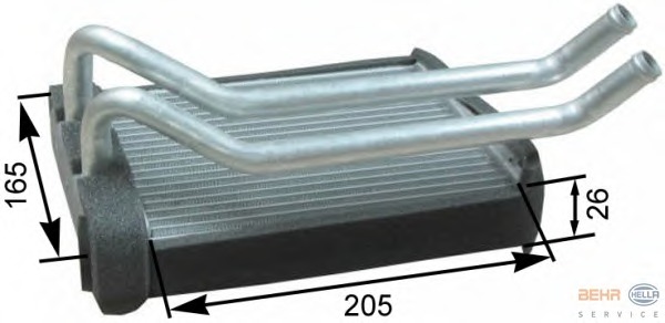 Schimbator caldura, incalzire habitaclu 8FH 351 315-221 BEHR HELLA SERVICE - Schimbator caldura Schimbator caldura, incalzire habitaclu 8FH 351 315-221 BEHR HELLA SERVICE - Schimbator caldura