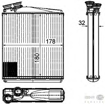 Schimbator caldura, incalzire habitaclu 8FH 351 315-541 BEHR HELLA SERVICE - Schimbator caldura Schimbator caldura, incalzire habitaclu 8FH 351 315-541 BEHR HELLA SERVICE - Schimbator caldura