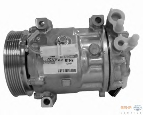 Compresor, climatizare 8FK 351 316-131 BEHR HELLA SERVICE - Compresor/piese Compresor, climatizare 8FK 351 316-131 BEHR HELLA SERVICE - Compresor/piese