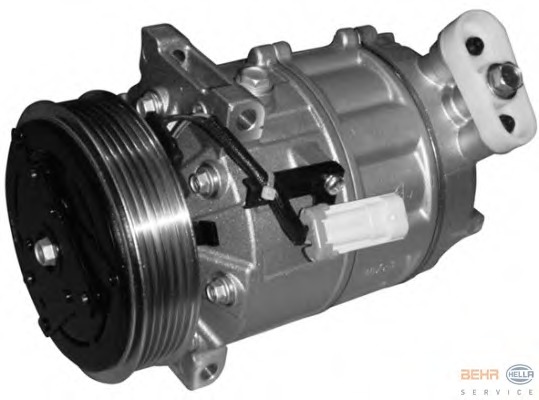 Compresor, climatizare 8FK 351 322-051 BEHR HELLA SERVICE - Compresor/piese