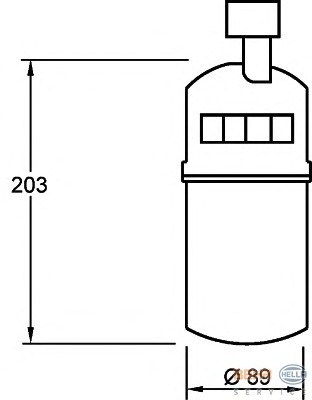 uscator,aer conditionat 8FT 351 335-041 BEHR HELLA SERVICE - Uscator uscator,aer conditionat 8FT 351 335-041 BEHR HELLA SERVICE - Uscator