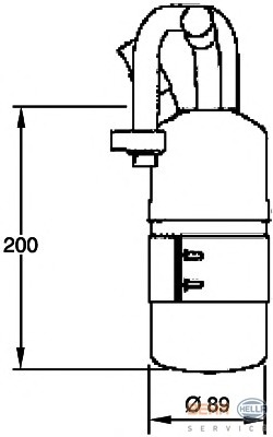 uscator,aer conditionat 8FT 351 335-121 BEHR HELLA SERVICE - Uscator uscator,aer conditionat 8FT 351 335-121 BEHR HELLA SERVICE - Uscator