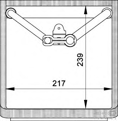 evaporator,aer conditionat 8FV 351 210-341 BEHR HELLA SERVICE - Vaporizator evaporator,aer conditionat 8FV 351 210-341 BEHR HELLA SERVICE - Vaporizator