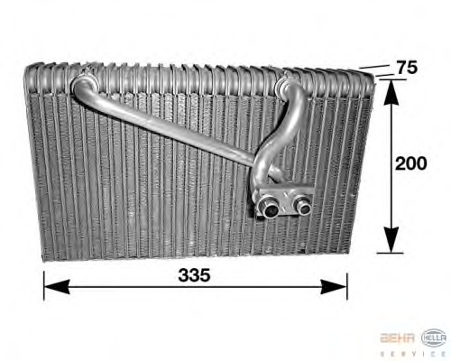 evaporator,aer conditionat 8FV 351 210-681 BEHR HELLA SERVICE - Vaporizator evaporator,aer conditionat 8FV 351 210-681 BEHR HELLA SERVICE - Vaporizator