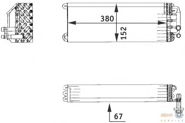 evaporator,aer conditionat 8FV 351 211-171 BEHR HELLA SERVICE - Vaporizator evaporator,aer conditionat 8FV 351 211-171 BEHR HELLA SERVICE - Vaporizator