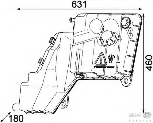 Vas de expansiune, racire 8MA 376 753-791 BEHR HELLA SERVICE - Vas de expansiune lichid racire Vas de expansiune, racire 8MA 376 753-791 BEHR HELLA SERVICE - Vas de expansiune lichid racire