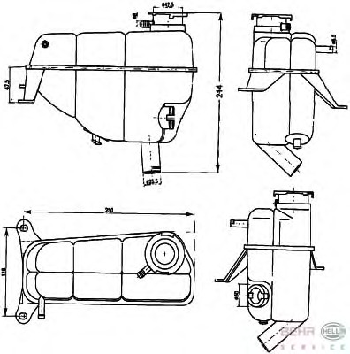 Vas de expansiune, racire 8MA 376 755-171 BEHR HELLA SERVICE - Vas de expansiune lichid racire Vas de expansiune, racire 8MA 376 755-171 BEHR HELLA SERVICE - Vas de expansiune lichid racire