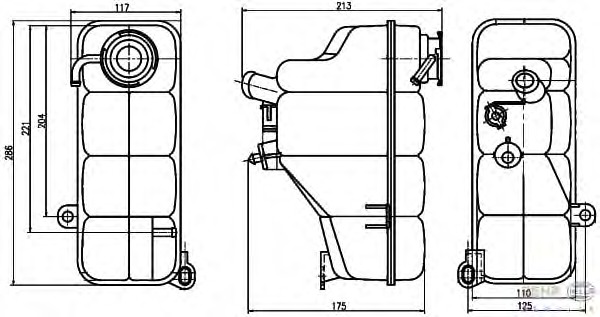 Vas de expansiune, racire 8MA 376 755-191 BEHR HELLA SERVICE - Vas de expansiune lichid racire Vas de expansiune, racire 8MA 376 755-191 BEHR HELLA SERVICE - Vas de expansiune lichid racire