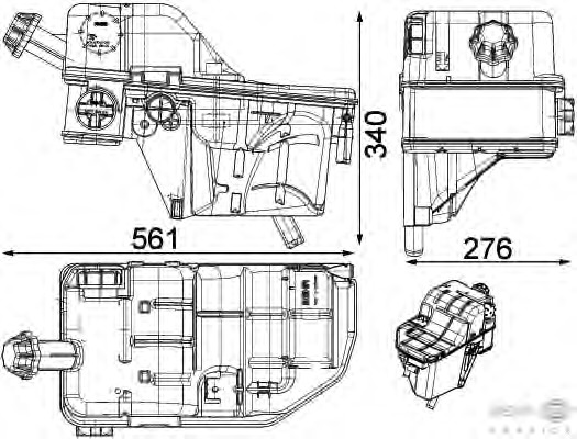 Vas de expansiune, racire 8MA 376 756-721 BEHR HELLA SERVICE - Vas de expansiune lichid racire Vas de expansiune, racire 8MA 376 756-721 BEHR HELLA SERVICE - Vas de expansiune lichid racire