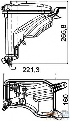 Vas de expansiune, racire 8MA 376 789-751 BEHR HELLA SERVICE - Vas de expansiune lichid racire Vas de expansiune, racire 8MA 376 789-751 BEHR HELLA SERVICE - Vas de expansiune lichid racire