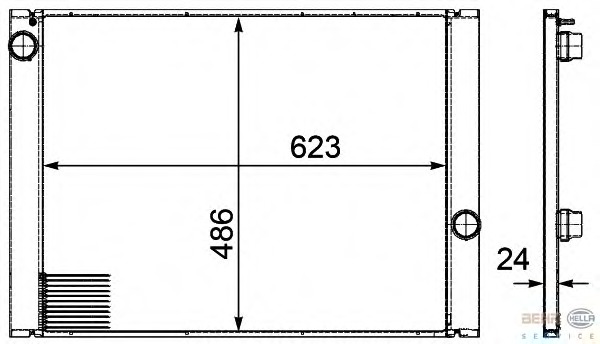 Radiator, racire motor 8MK 376 719-141 BEHR HELLA SERVICE - Radiator apa/piese Radiator, racire motor 8MK 376 719-141 BEHR HELLA SERVICE - Radiator apa/piese