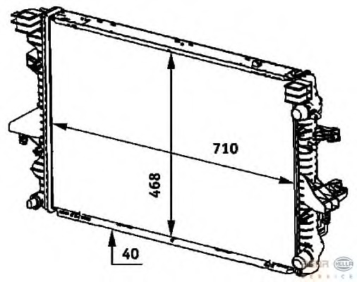 Radiator, racire motor 8MK 376 719-161 BEHR HELLA SERVICE - Radiator apa/piese Radiator, racire motor 8MK 376 719-161 BEHR HELLA SERVICE - Radiator apa/piese