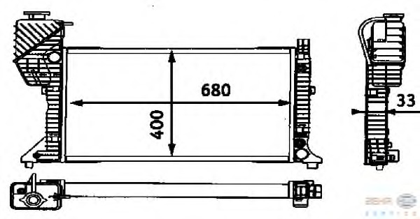 Radiator, racire motor 8MK 376 721-201 BEHR HELLA SERVICE - Radiator apa/piese Radiator, racire motor 8MK 376 721-201 BEHR HELLA SERVICE - Radiator apa/piese
