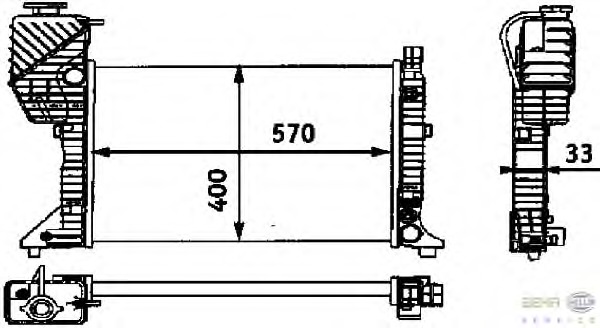 Radiator, racire motor 8MK 376 721-351 BEHR HELLA SERVICE - Radiator apa/piese Radiator, racire motor 8MK 376 721-351 BEHR HELLA SERVICE - Radiator apa/piese