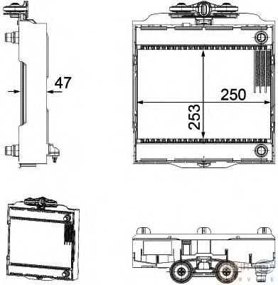 Radiator, racire motor 8MK 376 746-521 BEHR HELLA SERVICE - Radiator apa/piese Radiator, racire motor 8MK 376 746-521 BEHR HELLA SERVICE - Radiator apa/piese