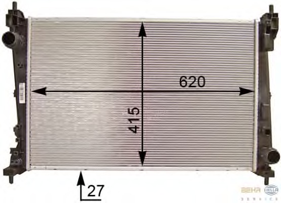 Radiator, racire motor 8MK 376 754-461 BEHR HELLA SERVICE - Radiator apa/piese Radiator, racire motor 8MK 376 754-461 BEHR HELLA SERVICE - Radiator apa/piese