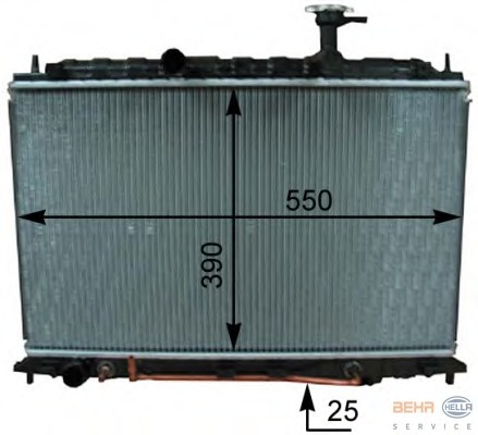 Radiator, racire motor 8MK 376 763-481 BEHR HELLA SERVICE - Radiator apa/piese Radiator, racire motor 8MK 376 763-481 BEHR HELLA SERVICE - Radiator apa/piese