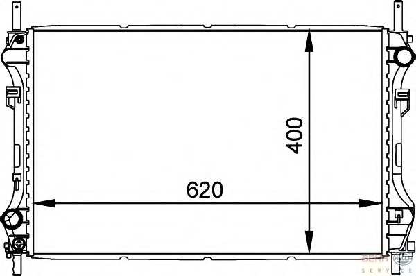 Radiator, racire motor 8MK 376 764-101 BEHR HELLA SERVICE - Radiator apa/piese Radiator, racire motor 8MK 376 764-101 BEHR HELLA SERVICE - Radiator apa/piese