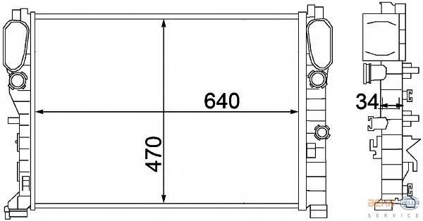 Radiator, racire motor 8MK 376 769-781 BEHR HELLA SERVICE - Radiator apa/piese Radiator, racire motor 8MK 376 769-781 BEHR HELLA SERVICE - Radiator apa/piese