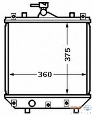 Radiator, racire motor 8MK 376 772-781 BEHR HELLA SERVICE - Radiator apa/piese Radiator, racire motor 8MK 376 772-781 BEHR HELLA SERVICE - Radiator apa/piese