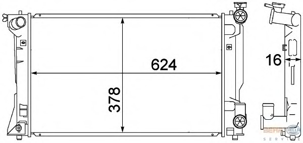 Radiator, racire motor 8MK 376 773-681 BEHR HELLA SERVICE - Radiator apa/piese Radiator, racire motor 8MK 376 773-681 BEHR HELLA SERVICE - Radiator apa/piese