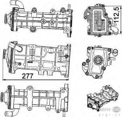 Radiator, recirculare gaze de esapament 8MK 376 780-721 BEHR HELLA SERVICE - Recirculare gaze de evacuare (egr) Radiator, recirculare gaze de esapament 8MK 376 780-721 BEHR HELLA SERVICE - Recirculare gaze de evacuare (egr)