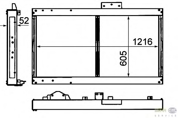 Radiator, racire motor 8MK 376 792-101 BEHR HELLA SERVICE - Radiator apa/piese Radiator, racire motor 8MK 376 792-101 BEHR HELLA SERVICE - Radiator apa/piese