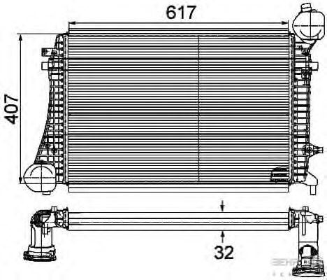 Intercooler, compresor 8ML 376 746-161 BEHR HELLA SERVICE - Turbocompressor Intercooler, compresor 8ML 376 746-161 BEHR HELLA SERVICE - Turbocompressor