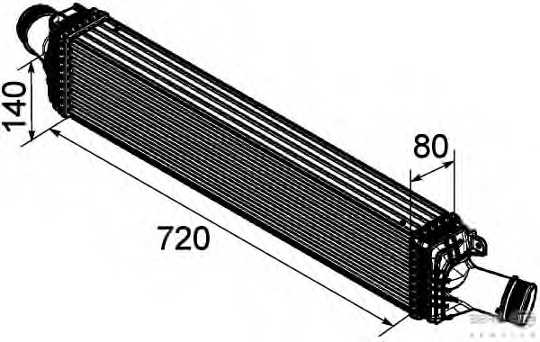 Intercooler, compresor 8ML 376 746-181 BEHR HELLA SERVICE - Turbocompressor Intercooler, compresor 8ML 376 746-181 BEHR HELLA SERVICE - Turbocompressor