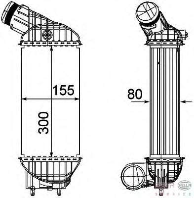 Intercooler, compresor 8ML 376 746-591 BEHR HELLA SERVICE - Turbocompressor Intercooler, compresor 8ML 376 746-591 BEHR HELLA SERVICE - Turbocompressor