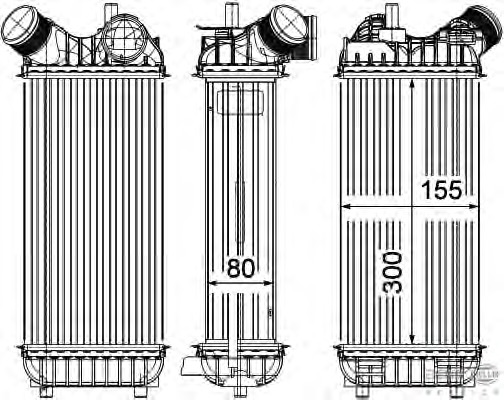 Intercooler, compresor 8ML 376 755-611 BEHR HELLA SERVICE - Turbocompressor Intercooler, compresor 8ML 376 755-611 BEHR HELLA SERVICE - Turbocompressor
