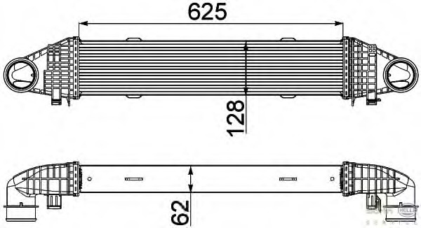 Intercooler, compresor 8ML 376 777-111 BEHR HELLA SERVICE - Turbocompressor Intercooler, compresor 8ML 376 777-111 BEHR HELLA SERVICE - Turbocompressor