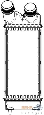 Intercooler, compresor 8ML 376 777-421 BEHR HELLA SERVICE - Turbocompressor Intercooler, compresor 8ML 376 777-421 BEHR HELLA SERVICE - Turbocompressor