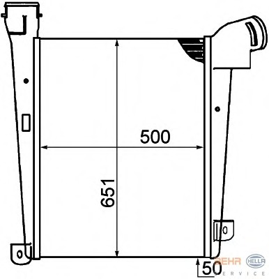 Intercooler, compresor 8ML 376 792-061 BEHR HELLA SERVICE - Turbocompressor Intercooler, compresor 8ML 376 792-061 BEHR HELLA SERVICE - Turbocompressor