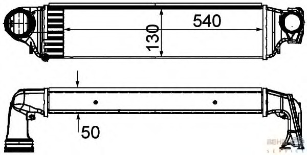 Intercooler, compresor 8ML 376 899-101 BEHR HELLA SERVICE - Turbocompressor Intercooler, compresor 8ML 376 899-101 BEHR HELLA SERVICE - Turbocompressor