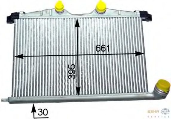 Intercooler, compresor 8ML 376 910-321 BEHR HELLA SERVICE - Turbocompressor Intercooler, compresor 8ML 376 910-321 BEHR HELLA SERVICE - Turbocompressor