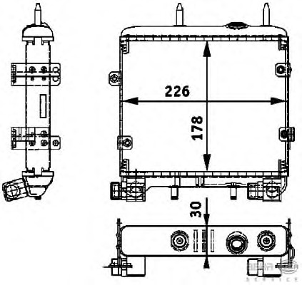Radiator ulei, ulei motor 8MO 376 725-281 BEHR HELLA SERVICE - Radiator ulei Radiator ulei, ulei motor 8MO 376 725-281 BEHR HELLA SERVICE - Radiator ulei