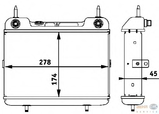 Radiator racire ulei, cutie de viteze automata 8MO 376 725-381 BEHR HELLA SERVICE - Radiator Radiator racire ulei, cutie de viteze automata 8MO 376 725-381 BEHR HELLA SERVICE - Radiator